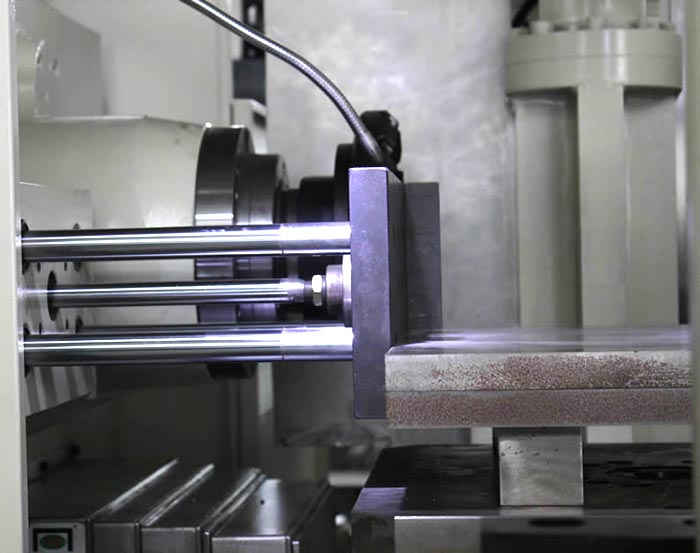 XK3655數(shu)控雙端面銑(xǐ)床工作圖