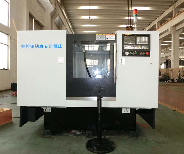 ZY-50數控銑(xǐ)鑽攻專(zhuān)用機床(chuáng)正面圖(tú)